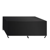 Protect Your Outdoor Furniture with Waterproof Patio Table Cover - Wind, Rain, and Dust-Proof for 98"L x 78"W x 32"H Furniture Set - FDA Approved and UV Resistant - Black